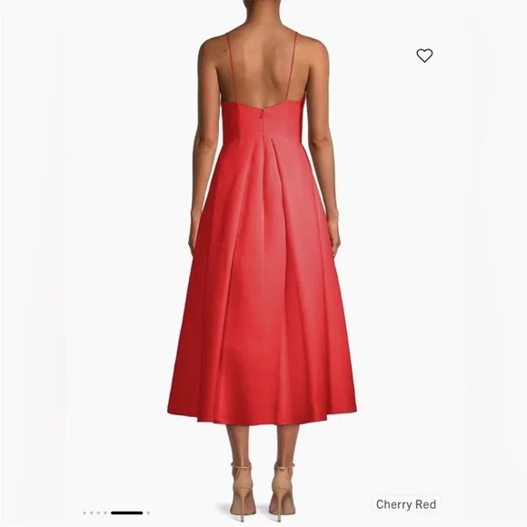 Sachin + Babi Red Maxi Strapless Prom Dress Size 2 New - Picture 6 of 10